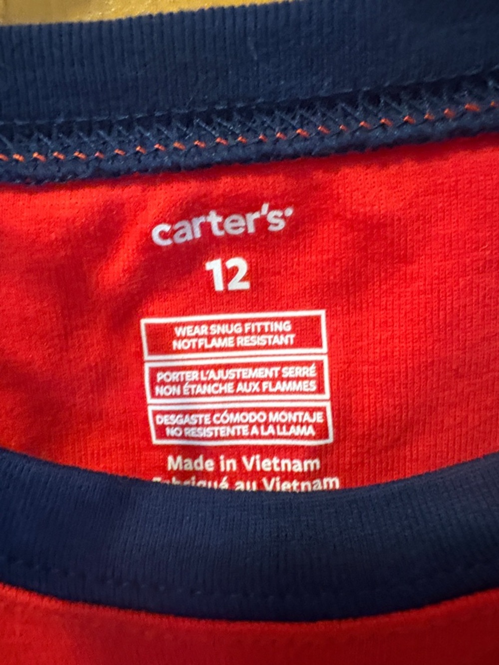 Carter's Boys Short-Sleeve Gaming Pajama Tops - Red & Gray - Picture 3 of 12